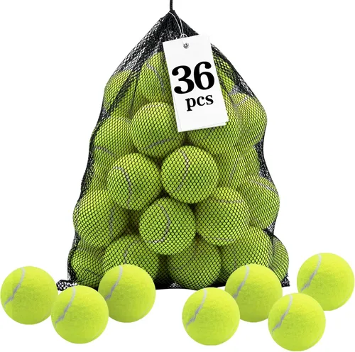 Miniatura 13 de Swingers Pelotas de tenis, pelotas de ejercicio de entrenamiento para mascotas, pelotas de tenis de práctica de alta elasticidad para principiantes