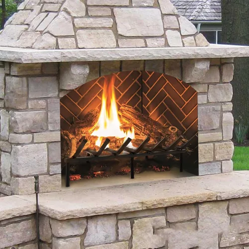 Miniatura 7 de SINGLYFIRE - Soporte para chimenea de 24 pulgadas, rejilla para hoguera, acero sólido, barra de 3/4 pulgadas, soporte para estufa de leña de hierro