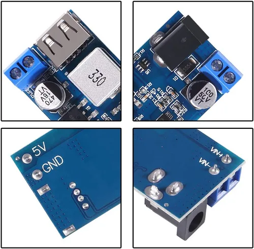 Miniatura 3 de ACEIRMC Convertidor Buck de 12 V a 5 V 5 A Regulador de voltaje USB DC 9V-36V Step Down a DC 5V-5.3V 5.2V 3.5-6A Volt Transformador Módulo de fuente