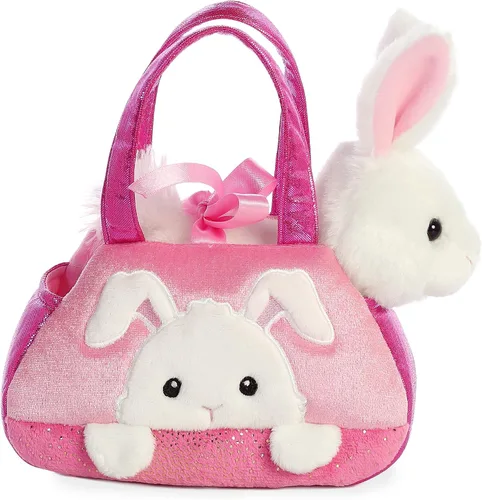 Miniatura 4 de Aurora Fashion Fancy Pals Peek-A-Boo - Peluche con elegante bolso para divertirse con disfraces, perfecto para niños de 3 años, disfraces