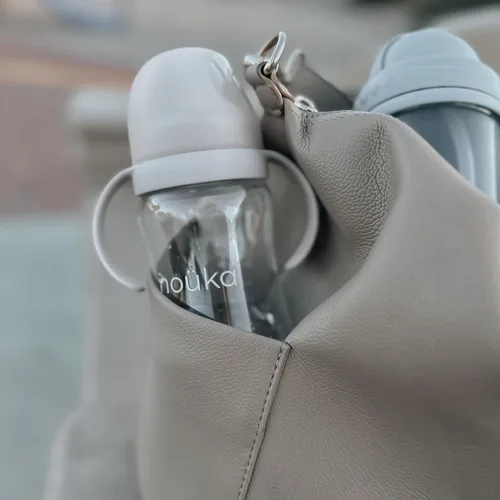 Miniatura 5 de Nouka Soft Spout Tritan - Vaso para sorber A prueba de fugas y fácil agarre Asas extraíbles Bloom