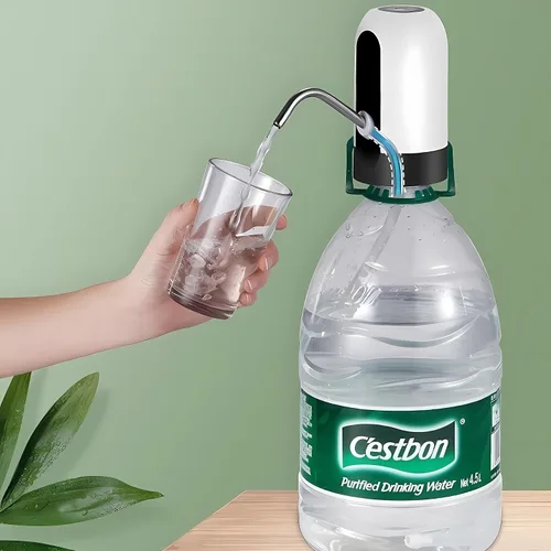 Miniatura 9 de Dispensador de agua para botella de 5 galones, dispensador de agua inalámbrico USB para niños, dispensador de agua portátil de 5 galones