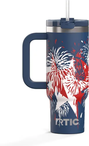 Miniatura 46 de RTIC Vaso Tumbler de Viaje por Carretera de 30 oz con Doble Pared Revestido de Cerámica Aislado Taza Portátil de Café de Viaje de Acero Inoxidable