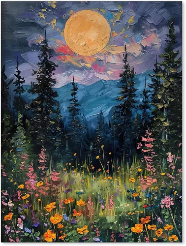 Miniatura 22 de Pósteres de lienzo de libro de Academia oscura, arte de pared floral botánico Moody botánico, pintura al óleo estética victoriana antigua