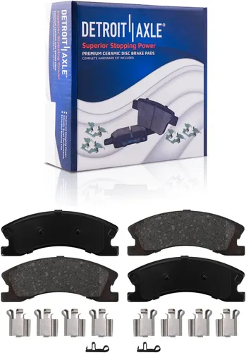 Miniatura 59 de Detroit Axle - Pastillas de freno traseras para Mercedes-Benz C230 C240 C280 C320 C350 CLK320 CLK350 CLK430 E300 E320 E420 E430 SLK350, pastillas