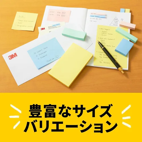 Miniatura 8 de Post-it Heading 50 x 15 mm 100 hojas x10 Pcs Mixed Color Especial Pack 700rp-bk