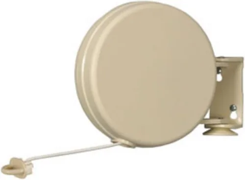 Miniatura 3 de Household Essentials Tendedero retráctil de una sola línea para colgar la ropa, 40 pies, color blanco