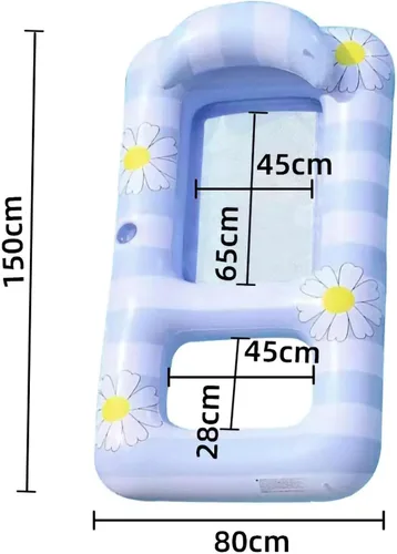 Miniatura 2 de 1 juego de flotadores para tumbonas de piscina para adultos, extra grande, flotadores inflables para piscina, flotadores de agua para piscina, lago