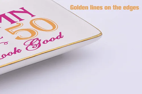 Miniatura 3 de Topthink Regalo de cumpleaños de 50 años y fabuloso, regalo de 50 cumpleaños para mujeres, tía, mamá, hermana, compañera de trabajo, mejores amigos