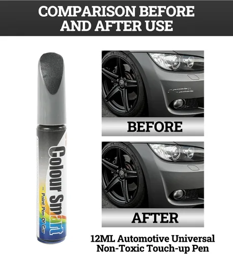 Miniatura 2 de Zlirfy Bolígrafo Reparador de Rayones de Coche - Bolígrafo de Pintura Automotriz para Retoque Rápido y Fácil de Rayones de Coche - Bolígrafo de Gris
