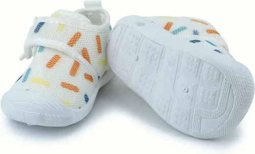 Miniatura 5 de WILLFUN Zapatos chirriantes para bebés, niños y niñas, tenis para primeros caminos, suela suave, para niños pequeños de 0 a 3 años
