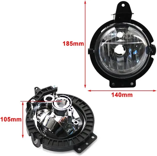 Miniatura 3 de 2 unids parachoques delantero conducción niebla luces sin bombilla para BMW Mini R55 R56 R57 R58 R59 2006-2014