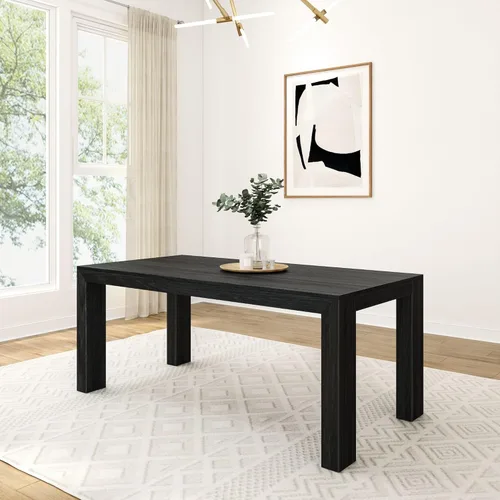 Miniatura 30 de Plank+Beam Mesa de comedor de 48 pulgadas, mesa de cocina de madera maciza de 48 pulgadas, mesa de comedor rectangular para comedor, oficina