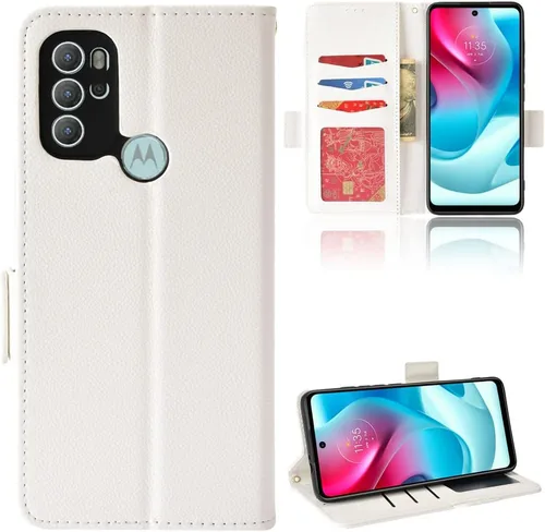 Miniatura 79 de Funda de piel sintética compatible con Motorola Moto E22 4G, funda de piel sintética compatible con Motorola Moto E22i 4G, color negro