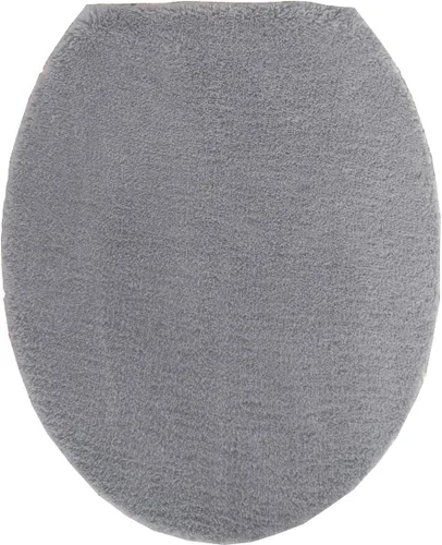 Miniatura 3 de Madeals Cubierta de microfibra para tapa de inodoro, suave y absorbente, cómoda cubierta de tapa de inodoro de baño, se adapta a la mayoría