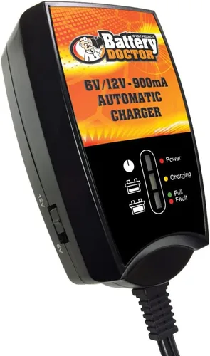 Miniatura 7 de WirthCo 20069 Cargador y mantenedor de batería inteligente certificado por CEC, Battery Doctor negro (12V, 1.25 Amp)
