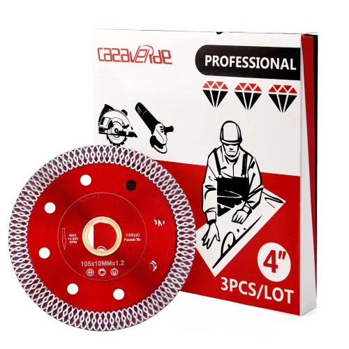 Miniatura 7 de 3 unids/lote 4 "super fina porcelana diamante hoja de sierra hoja de azulejo para porcelana cerámica