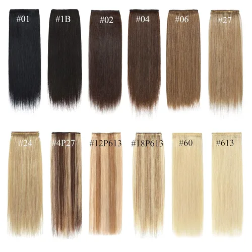 Miniatura 5 de SEGO 2 extensiones de cabello corto con clip de 4 pulgadas, 0.56 oz, 100% cabello humano para mujeres con cabello adelgazante que añade volumen
