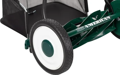 Miniatura 105 de American Lawn Mower Company 1204-14 Cortacésped de carrete de empuje de 4 hojas de 14 pulgadas, color rojo