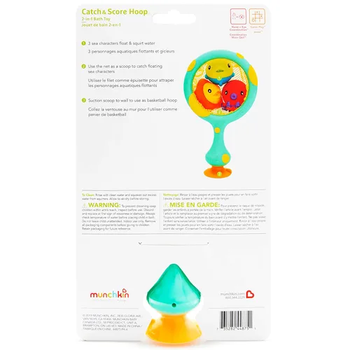 Miniatura 7 de Munchkin® Catch & Score Hoop™ - Juguete de baño para bebés y niños pequeños