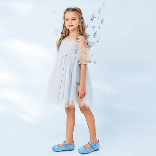Miniatura 2 de ADAMUMU Zapatos de vestir para niñas, zapatos brillantes para niñas, zapatos de vestir para uniforme escolar de princesa Mary Jane, zapatos