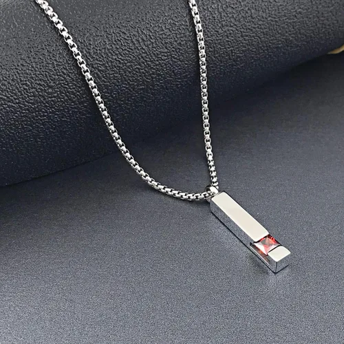Miniatura 21 de YOUFENG collar con urna para cenizas, cubos de piedras natales, urna para cenizas humanas, collar de urna de cremación, relicario, recuerdo