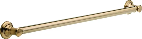 Delta Faucet - Barra de seguridad tradicional para baño, 18 pulgadas, acero inoxidable, modelo 41618-SS, 41636-CZ Bronce champán