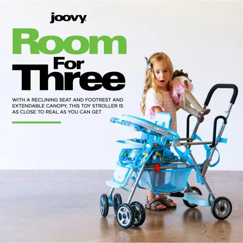 Miniatura 5 de Carriola para muñecas de juguete cabús de Joovy , Azul