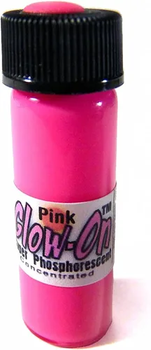 Pintura de visión de pistola de color rosa brillante, vial de 0.2 fl oz, brillo rosa cálido, luminiscencia concentrada, brillante y de larga
