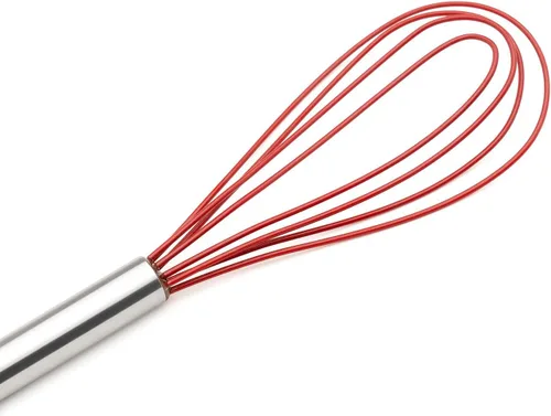 Miniatura 4 de Cuisipro Batidor plano de silicona de 10 pulgadas, rojo