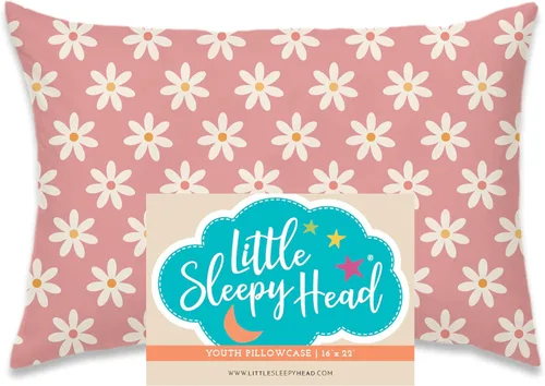 Miniatura 56 de Little Sleepy Head Funda de almohada para niños pequeños, 100% algodón y funda de almohada hipoalergénica para almohada de niños pequeños, funda