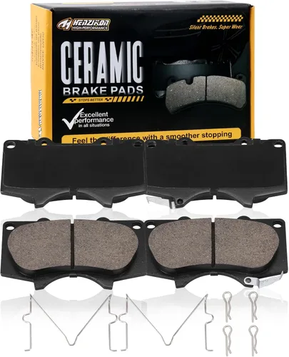 Miniatura 12 de Juego de pastillas de freno delanteras de cerámica compatible con Toyota Avalon 2008-2018, Toyota Camry 2007-2017, compatible con Lexus ES350