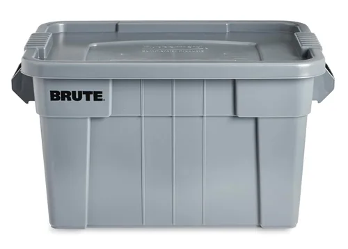 Miniatura 2 de Baúl con tapa Rubbermaid Commercial fg9s3100gray Brute, capacidad de 20 galones, 27-7/8 pulgadas, longitud x 17-3/8 pulgadas, ancho x 15-1/8 Gris