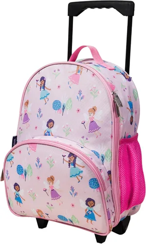 Wildkin El equipaje con ruedas para niños y niñas, el tamaño del equipaje de mano es perfecto para la escuela y viajes nocturnos, mide 16 x 12 x 6