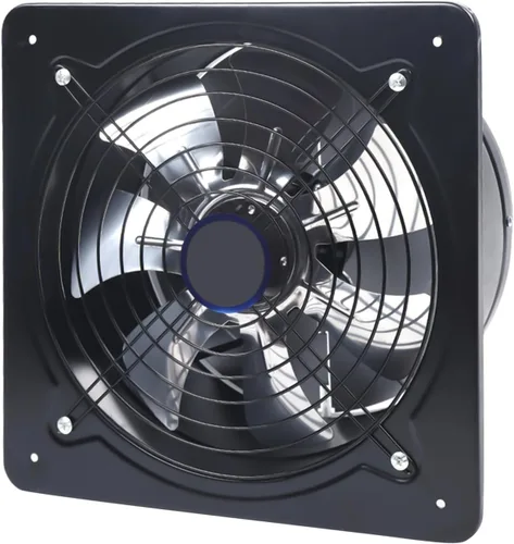 Miniatura 11 de Ventilador de escape industrial de 125 W, 12 pulgadas, ventilador de ventilación de pared, ventilador de ventilación silencioso, ventana de sótano