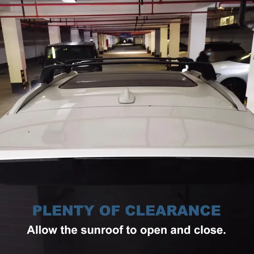 Miniatura 3 de Barras Transversales de Techo Actualizadas Compatibles con Volvo XC40 2018-2025, Barras Cruzadas Cerrables para Equipaje, Accesorios para Carga