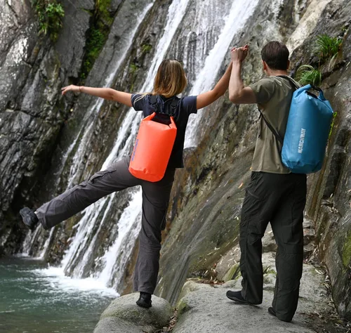 Miniatura 7 de MARCHWAY - Bolso seco flotante e impermeable 1.32/2.64/5.28/7.93/10.57 galones, parte superior enrollable, mantiene secos equipos de kayak rafting