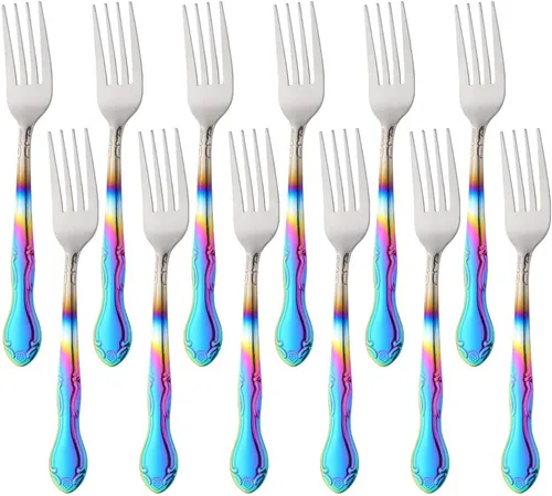 Miniatura 47 de Juego de 12 cucharas de café, mini cucharas de café, cucharas de espresso de acero inoxidable, cucharas pequeñas para postre, té, aperitivo, 4.6