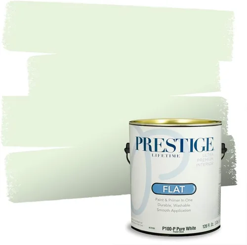 Miniatura 205 de PRESTIGE Pintura exterior e imprimación en uno, aloe, plano, 1 galón