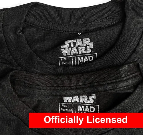 Miniatura 3 de STAR WARS Darth Vader Blueprint Schematic Design - Camiseta para hombre, diseño gráfico, color negro