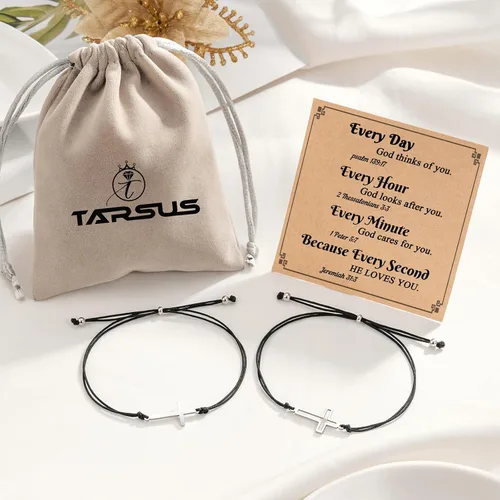 Miniatura 7 de Tarsus Pulsera de cruz para mujeres y hombres, regalos religiosos para mujeres y hombres, regalos cristianos para mujeres, amigos, familia