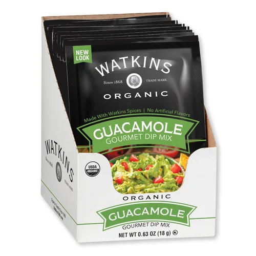 Miniatura 10 de Watkins Mezcla de inmersión gourmet orgánica, salsa y crema agria, paquetes de 1.23 onzas, paquete de 12