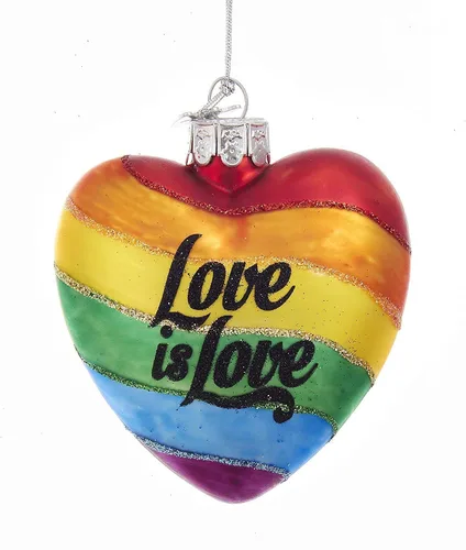 Miniatura 7 de Noble Gems™ Pride - Adorno de cristal de arco iris, Navidad