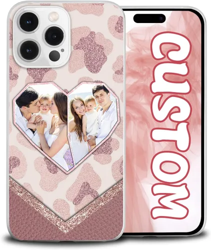 Miniatura 19 de Fundas de teléfono personalizadas para papá y niños, huellas compatibles con iPhone 15, 14, 13, 12, 11 Pro Max, Samsung Galaxy S23 S22 S21 S20