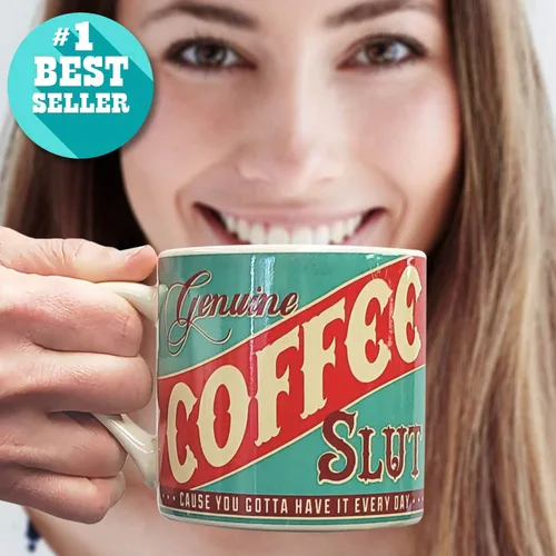 Miniatura 2 de Trixie and Milo Tazas de café: tazas de café de estilo vintage con humor combinado. Gran idea de regalo para hombres, mujeres y cualquier amante