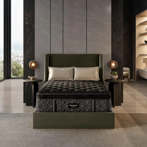Miniatura 16 de Beautyrest Black Series Four - Colchón matrimonial de felpa Summit de 17.25 pulgadas, transpirable, refrescante y con soporte, certificado