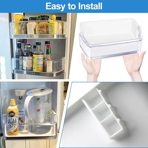 Miniatura 6 de DA97-08406A - Contenedor de puerta de refrigerador actualizado para Samsung Piezas de estante de puerta de refrigerador Samsung RF4287HARS/XAA