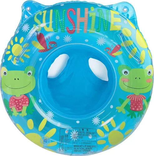Miniatura 11 de Sealive Flotador de piscina infantil, anillo de natación para bebé con asiento para niños pequeños barco y doble asa, primeros flotadores de piscina