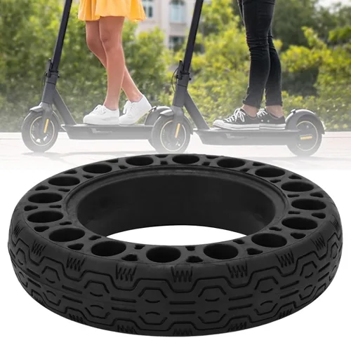 Miniatura 3 de Yosoo Health Gear Neumáticos eléctricos de scooter de neumáticos sólidos, 6.5 pulgadas de diámetro interior de goma gruesa, neumático de panal a