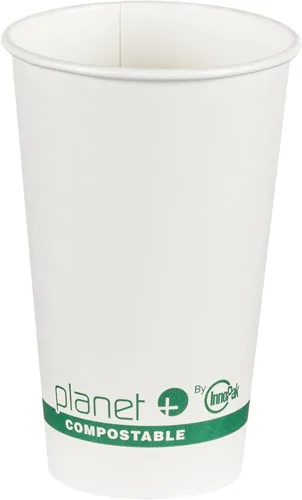 Miniatura 5 de Planet+ Vaso caliente laminado PLA 100% compostable, 4 onzas, caja de 1000